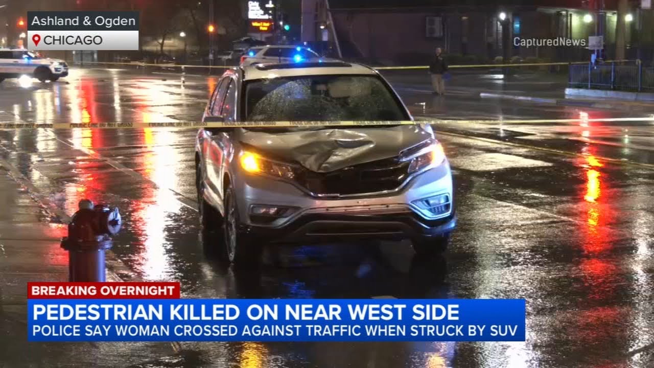 Woman struck, killed on Near West Side, Chicago police say - YouTube