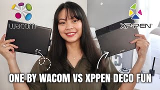 XP PEN Deco Fun S vs One by Wacom CTL 472 (Top Brands) ❤︎ | Emmy Lou
