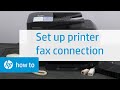 Setting Up a Fax Connection with an HP Printer | HP Printer | HP