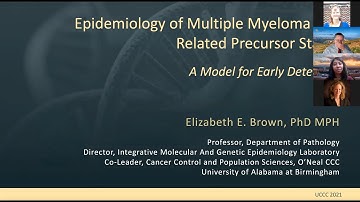 Epidemiology of Multiple Myeloma and Related Precursor States - A Model for Early Detection