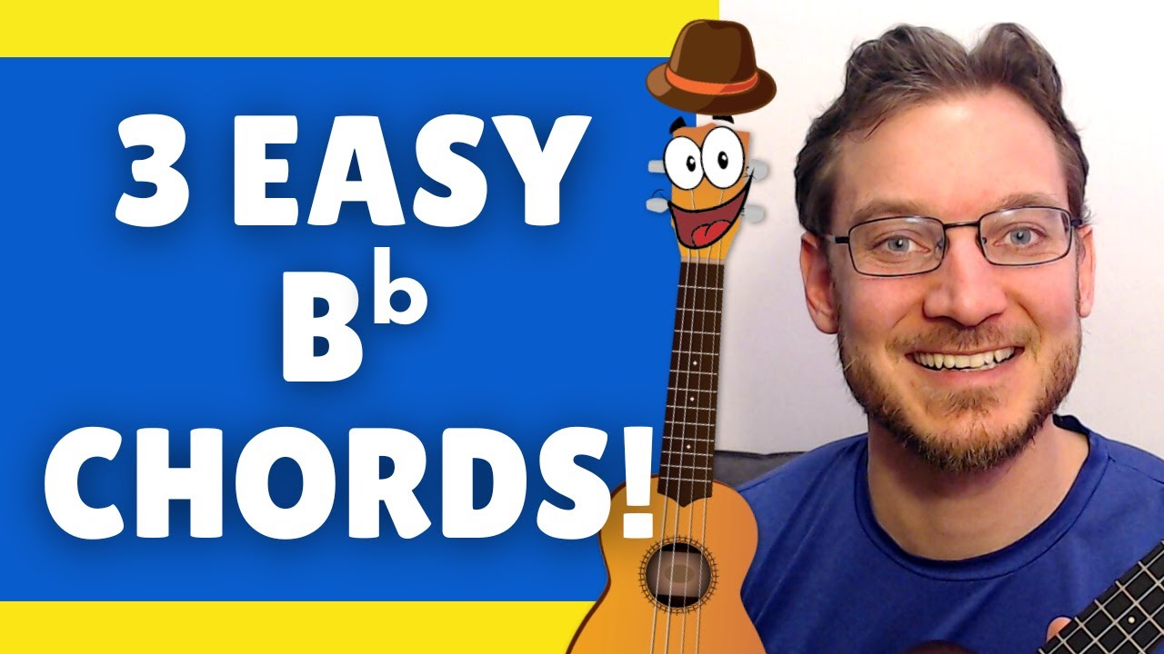3 Easiest Ways to a Bb on the Ukulele! Easy B flat Chord Hacks! - YouTube