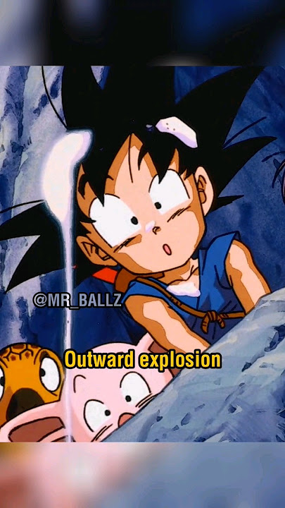 Goku attempts the Kamehameha wave! 🔥💯 「db edit」#goku #masterroshi #dragonball #anime #shorts