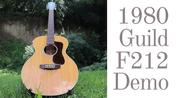 1980 Guild F212 12-string Demo