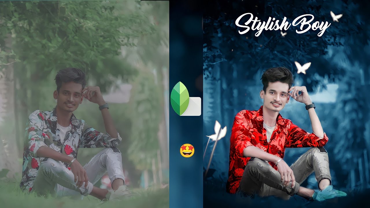 Snapseed Blue and black photo editing|Snapseed Blue Effect Photo Editing |Snapseed Blue Editing