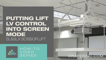 How To: Putting Lift LV Controller into Screen Mode by Draper Inc.