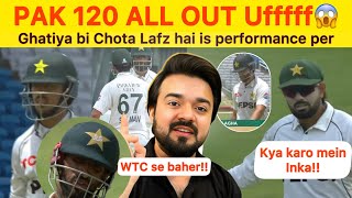 Sharam karo Rizwan, Imam, Agha yeh match jeetna ta | WESTINDIES beat PAK in 1st test Babar 💔