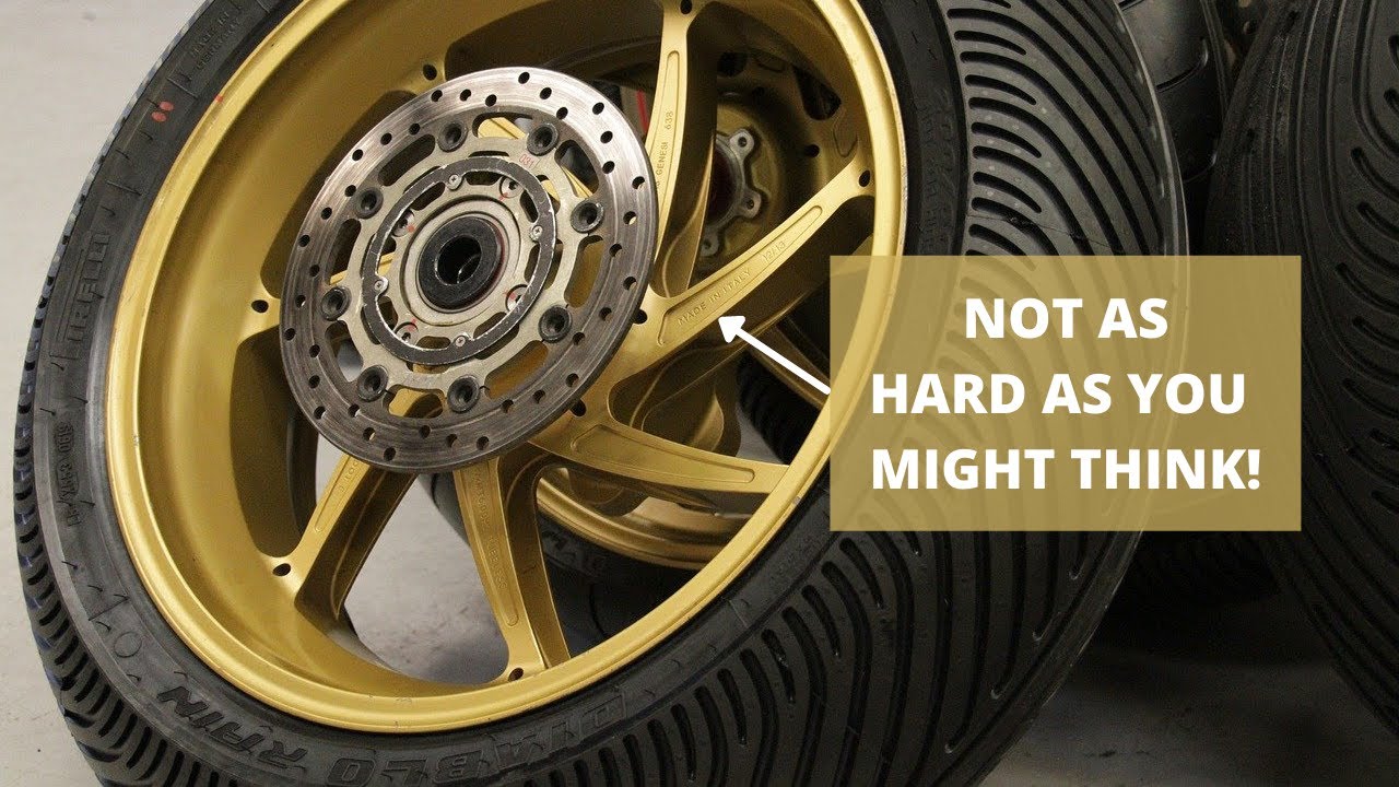 Part 1/2 - How to Remove and Install the Wheels on a SPORT BIKE/NAKED BIKE (2015 Honda CB300FA)