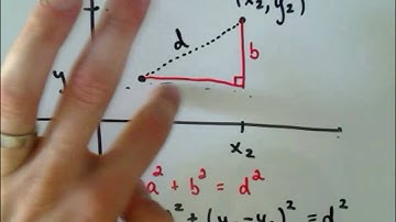 The Distance Formula - Deriving the Formula from Pythagorean Theorem