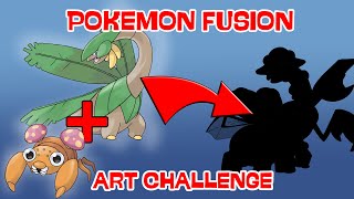 Let's do the Pokemon Fusion Art Challenge! (Speed draw)