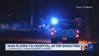 Man flown to hospital after shooting in Clarksville, TN