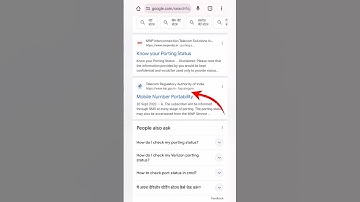 how to check port status 2024 | MNP kaise check kare 2024 #mnp #sim #transfer #shorts #2024