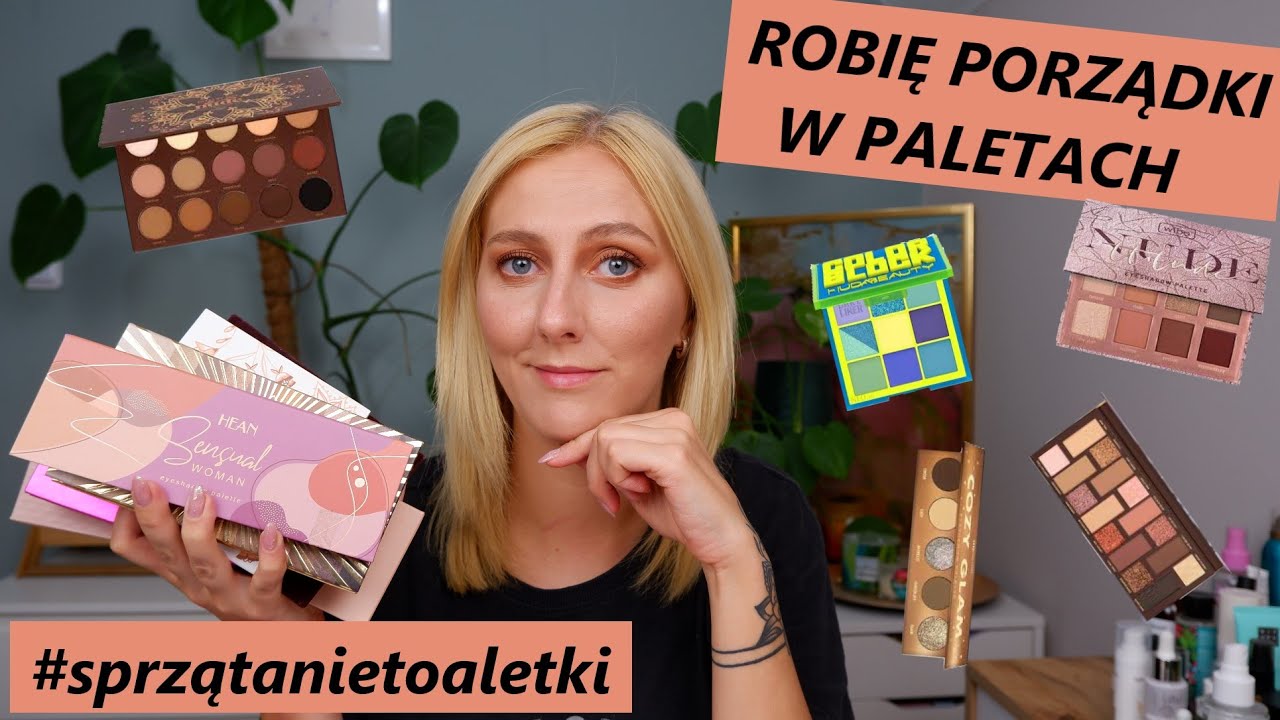 ROBIĘ PORZĄDEK W PALETACH CIENI🧺 WIĘKSZOŚĆ Z NICH TO GENIALNE PALETY DROGERYJNE🥰 I OCZYWIŚCIE NUDE🤎💯