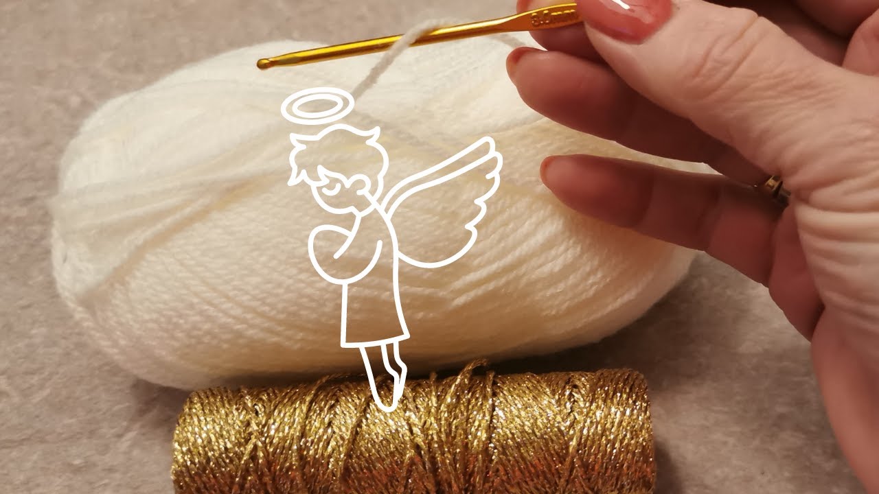 Comment faire un Ange de Noël au crochet /Vous allez l'adorer ! Trop mignon 😇😉