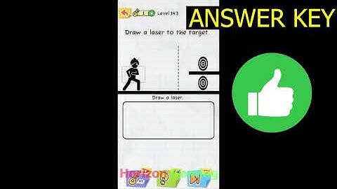 Draw 2 Save: Stickman Puzzle LEVEL 143 Draw a laser to the target - Gameplay Walkthrough Android IOS