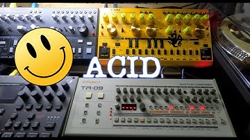 RAW ACID HOUSE with Roland TR09 & Behringer TD3-MO #acid #303 #acidhouse