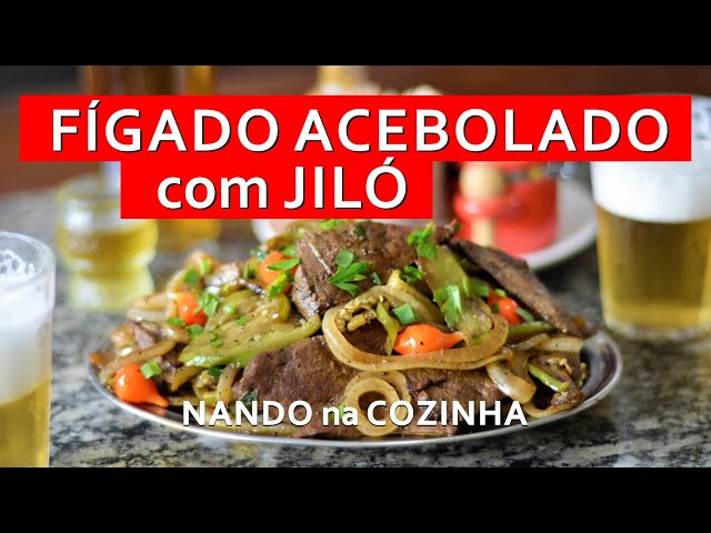 Figado frito com Jiló – Foto de Casa Cheia, Belo Horizonte