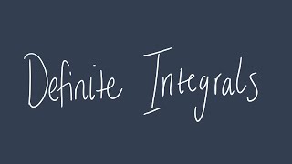 Definite integrals | Unit 3 and 4 VCE Maths Methods