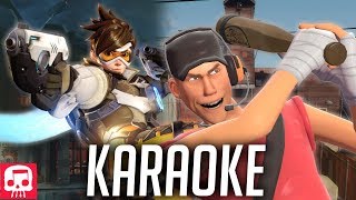 Tracer vs Scout Rap Battle KARAOKE by JT Music