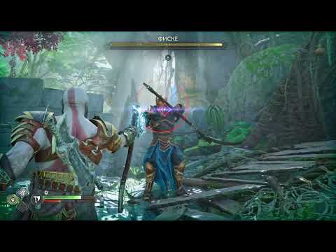 Кратос vs Фиске - ПОЛКОВОДЕЦ ОДИНА в God of War: Рагнарёк