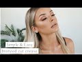 Simple & Easy Bronzed Cut Crease | Step by Step Makeup Tutorial