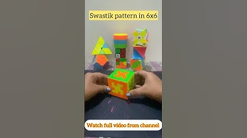 6x6 Rubik’s cube pattern #shortsfeed #ytshorts #rubikscube #6x6 #puzzlecube #pattern #cubepatterns