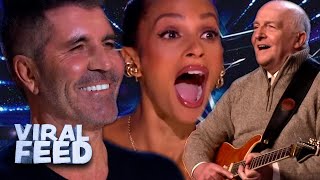 JAW DROPPING Rockstar Audition Leaves The Judges ELATED! Simon Doesn't Stop SMILING! | VIRAL FEED