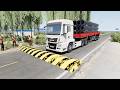 Truck vs Speedbump - BeamNG.Drive 🚛🚜🚚