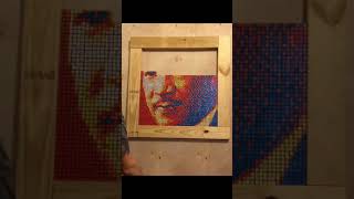 Martin Luther King Jr. made from 400 Rubik’s Cubes