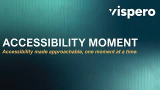 Headings: Accessibility Moment