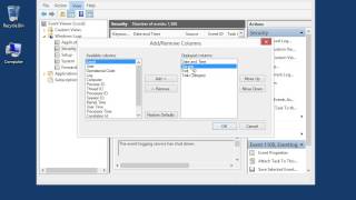 Windows 8.0 Professional - Change the Order of Event Properties