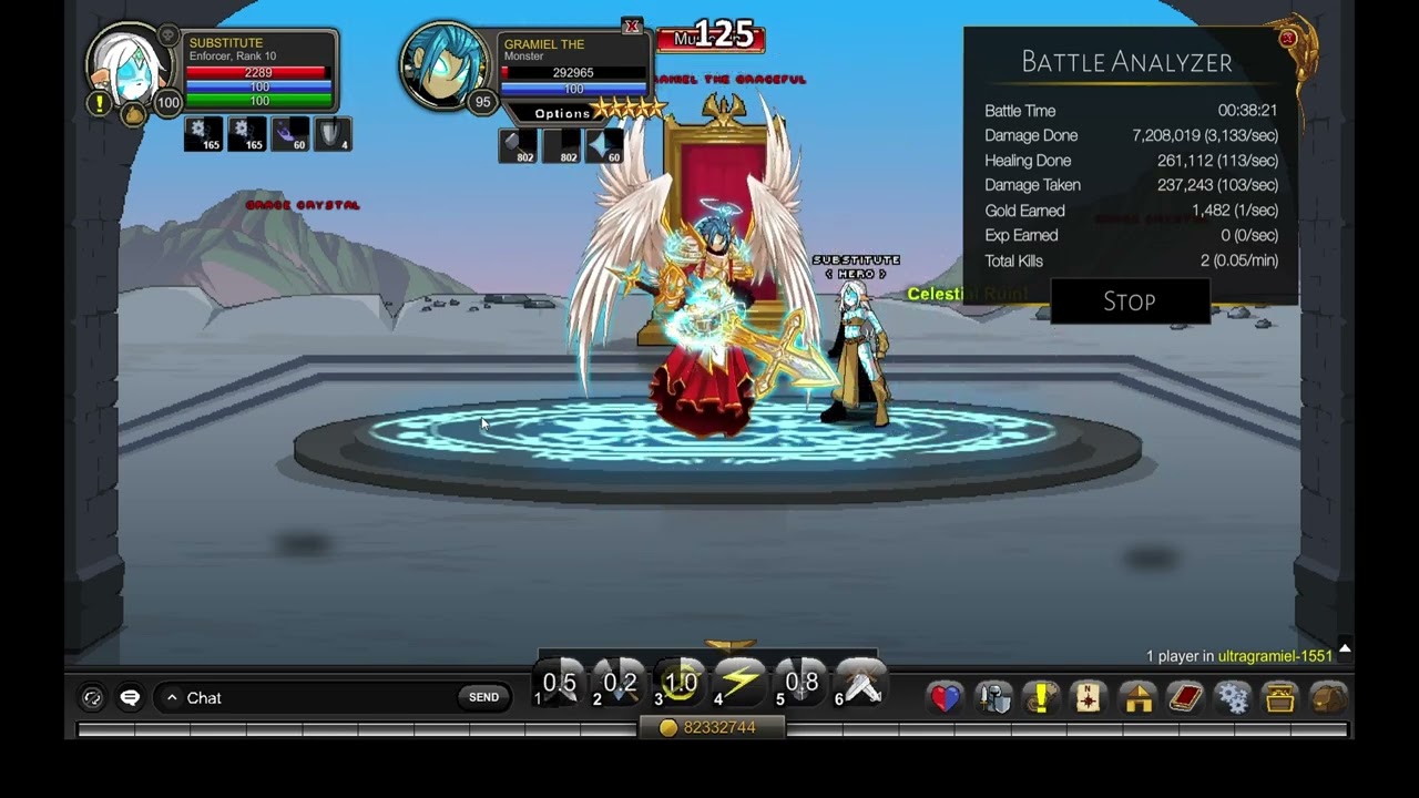 ( Outdated ) AQW - Ultra gramiel solo ( Chadbucket )