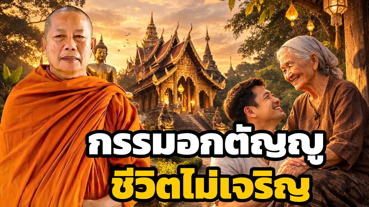 กรรมอกตัญญู  ทำให้ชีวิตไม่เจริญ ธรรมะคลายทุกข์ พระมหาบุญช่วย ปัญญาวชิโร 9