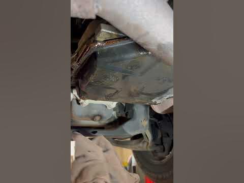 Jeep Liberty trans pan - YouTube