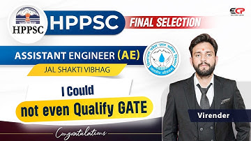 Virender selected as Assistant Engineer (AE) in Himachal (HPPSC)Jal shakti vibhag sharing experience