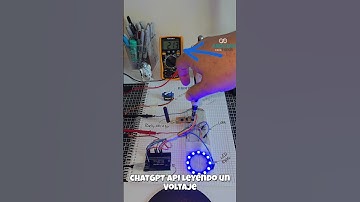 🧠 🤖 Prueba de hardware controlado por IA: LEER VOLTAJE #chatgpt #openai #arduino #servos #ws2812b