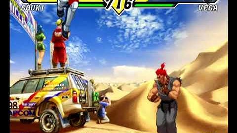 Capcom VS SNK 2 (Dreamcast) Arcade as Akuma