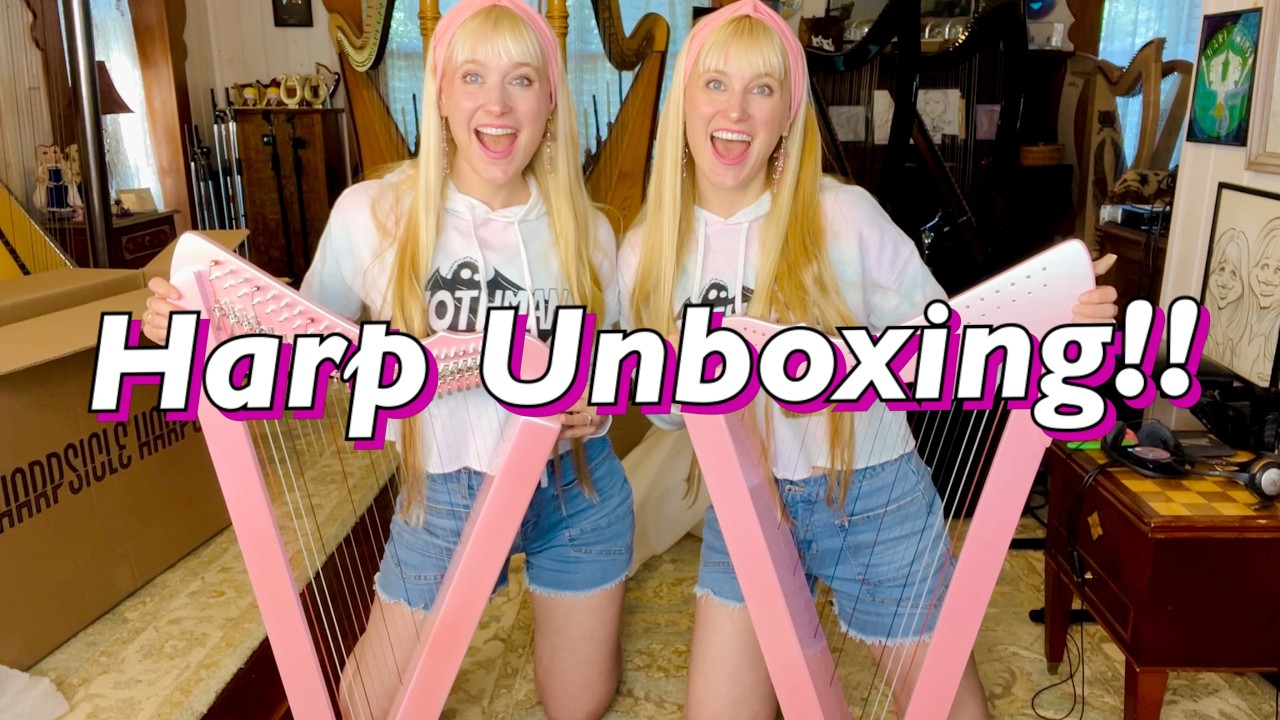 ⁣Unboxing! New Harpsicle HARPS – Harp Twins