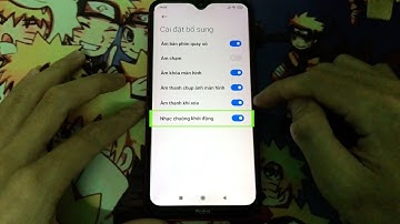 Bật/Tắt nhạc chuông, âm thanh Khởi Động trên Xiaomi Redmi 8 Android 10