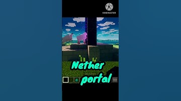 Nether portal/Obsidian use to make portal #minecraft #shorts