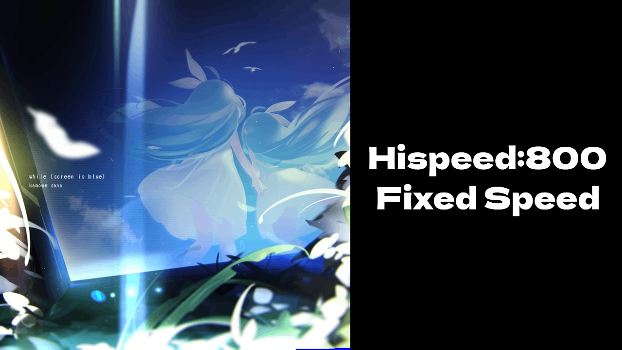 【SDVX ハンクラ】while (screen is blue) (MXM) 等速 Fixed Speed