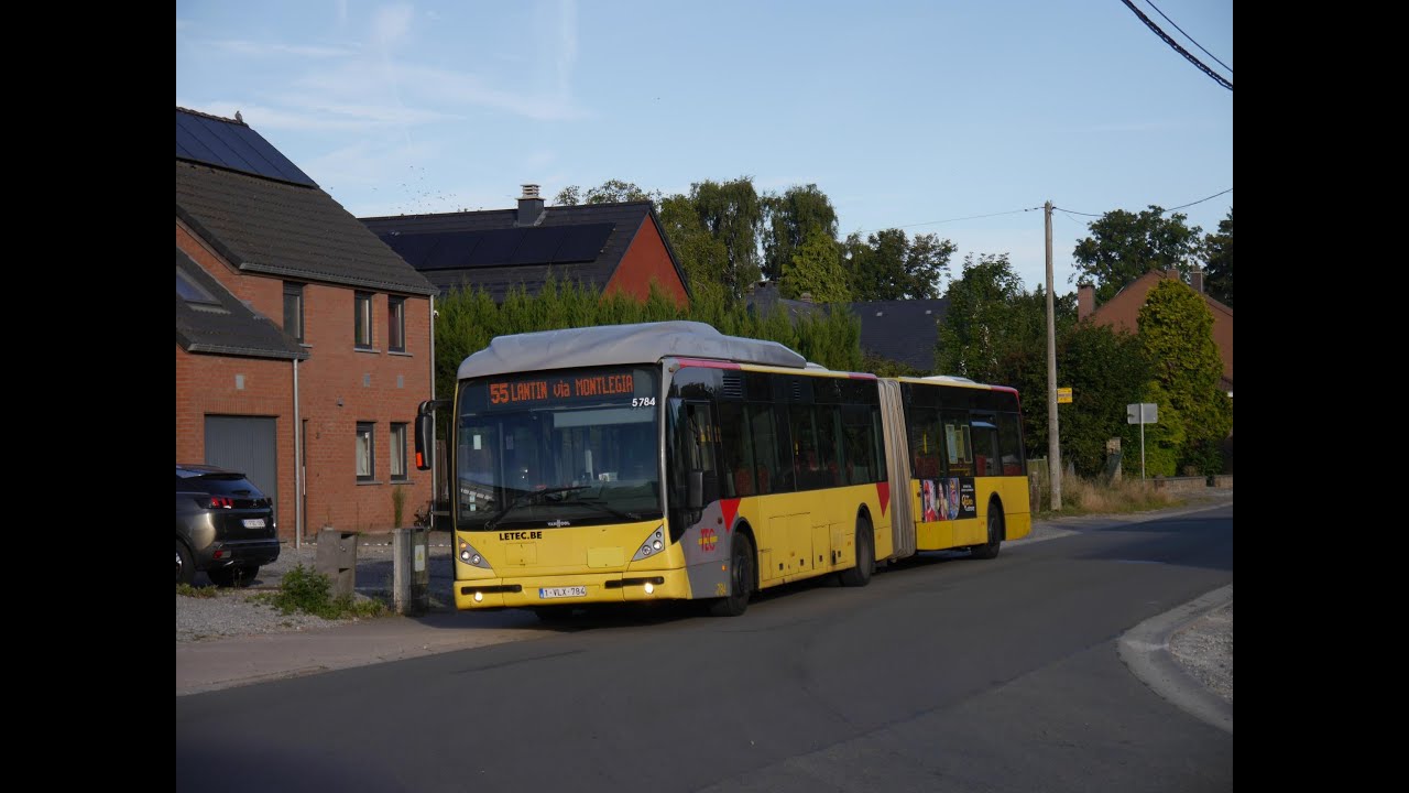 Ligne 55 : Liège St-Lambert - Glain CHC MontLégia - Ans - Alleur - Lantin Prison (Aller-Retour)