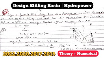 Stilling basin | Design steps & Numerical | Hydropower ● USBR Type 1,2,3
