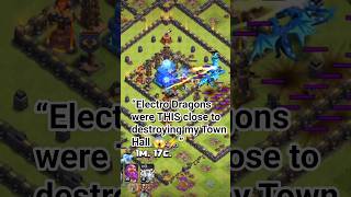 🔥 Electro Dragons FAILED 😱 My TH12 Survived! 🛡️ #Shorts #gaming