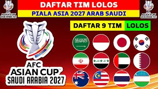 RESMI! Daftar 9 Negara Lolos Piala Asia 2027 - Piala Asia 2027