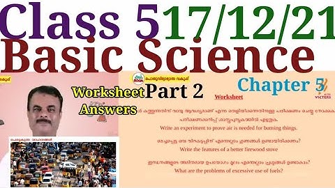 Class 5 Basic Science Worksheet 17/12/21|Class 5 Basic Science chapter 5 Activities|part 2|@educutz131