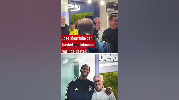 🏀 Jose Mourinho'dan Fenerbahçe Beko'ya tebrik. #shorts #fenerbahçe #mourinho #basketball