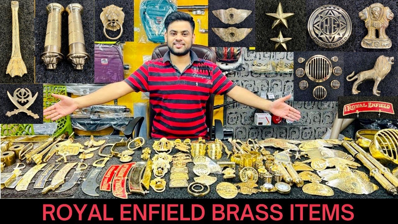 Royal Enfield Brass Items Part2 A to Z Range of Brass Accessories