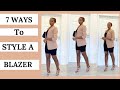 Episode 3 Styling the basics : 1 Blazer 7  Outfits | Spring Essentials | Spring / Summer Trends 2021