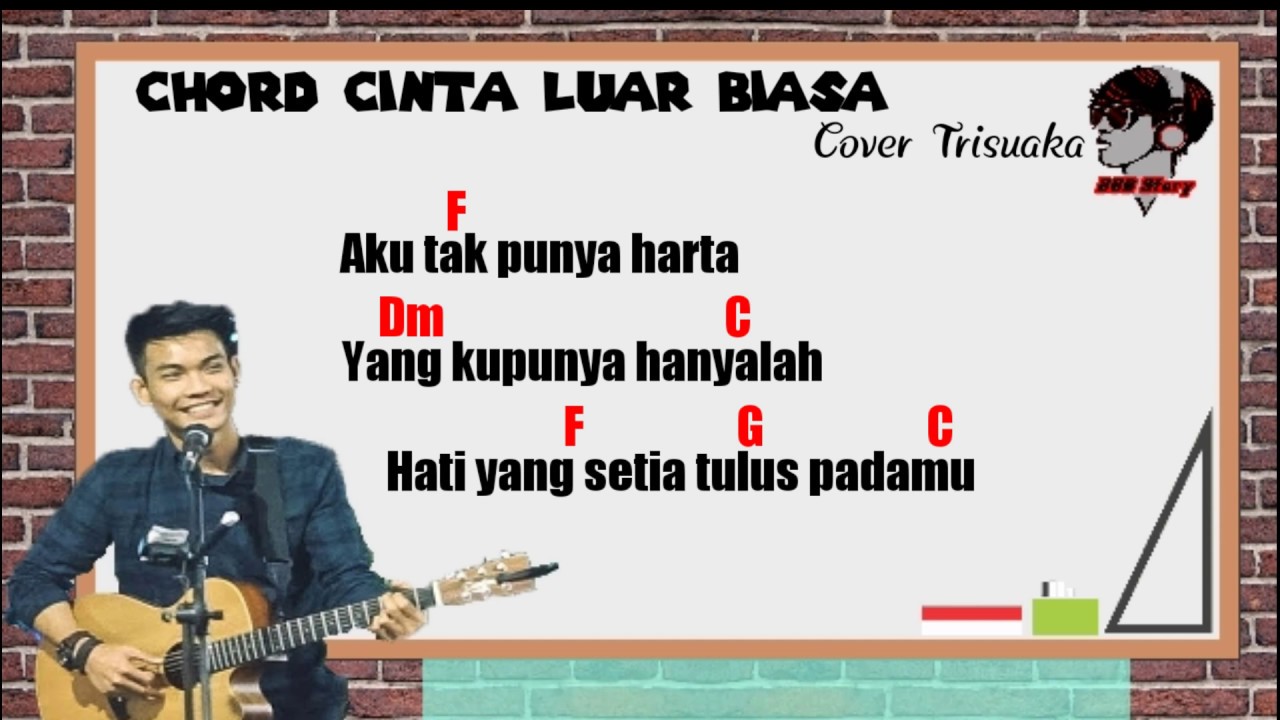 Kunci gitar  Cinta  Luar Biasa YouTube