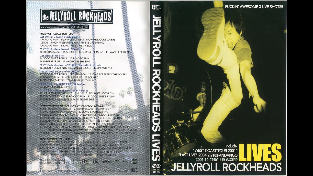 JELLYROLL ROCKHEADS LIVES DVD